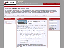 Tablet Screenshot of forums.syntellect.com
